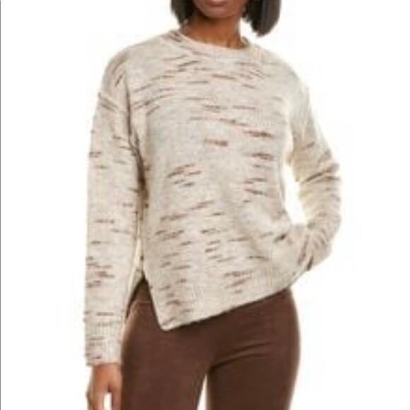 Max Studio Crewneck Beige Brown Sweater XS - Picture 1 of 9